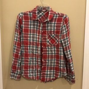 L Aeropostale Plaid button down shirt